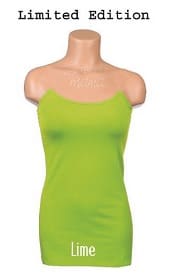 A lime tank top