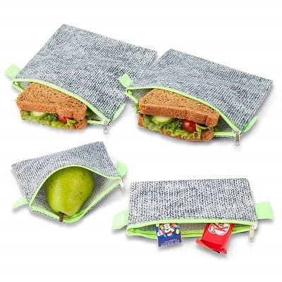 Reusable Sandwich and Snack Bags