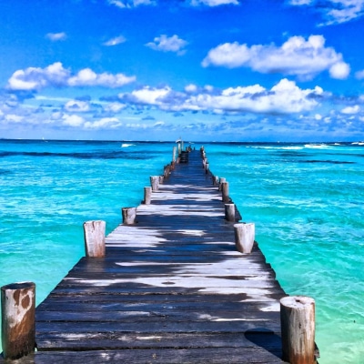 A pier leading to the beach