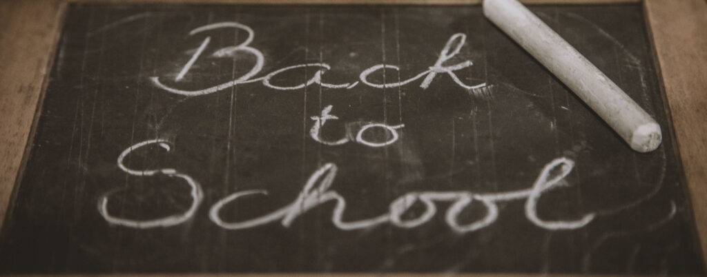 black chalkboard says 