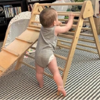 indoor play equipment for kids: pikler triangle