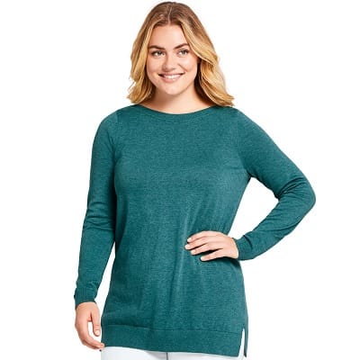 best machine washable sweaters for work: Lands End