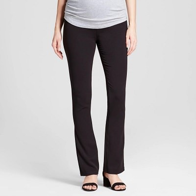 grey maternity work pants