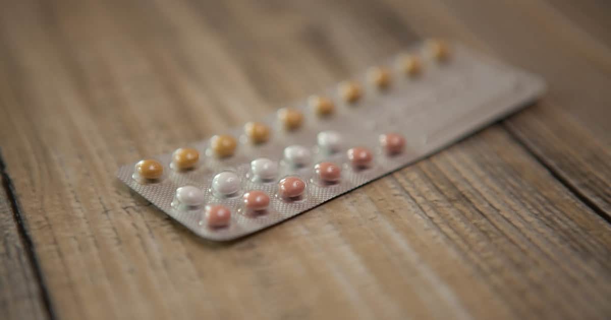 Birth Control Pills on a Board