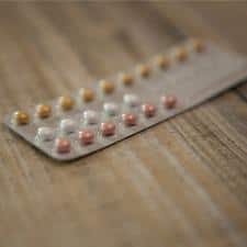 Birth Control Pills on a Board