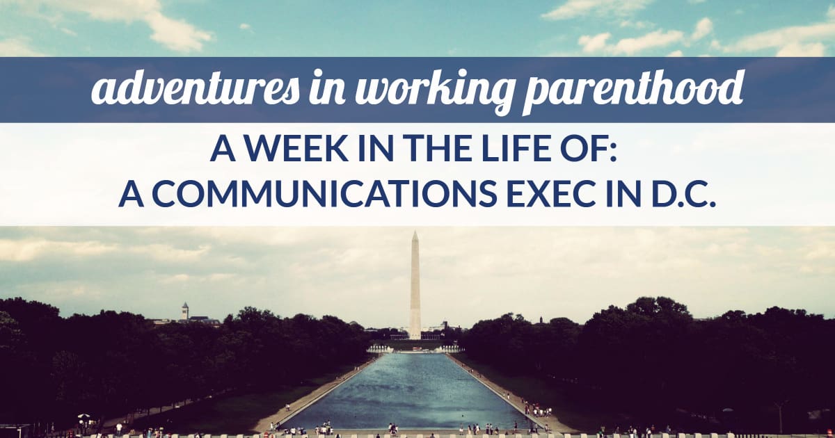 communications executive mom in DC with a nanny share