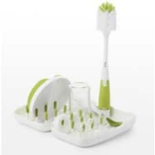 A OXO Tot On-The-Go Drying Rack With Bottle Brush