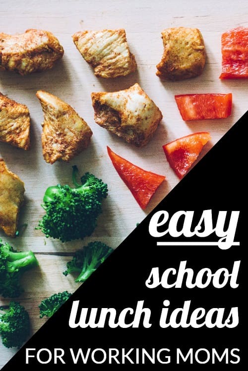 Hunting for easy school lunch ideas that are healthyish and don't require hours of prep work? One working mom rounds up her favorite easy school lunch ideas -- and other working moms share theirs.