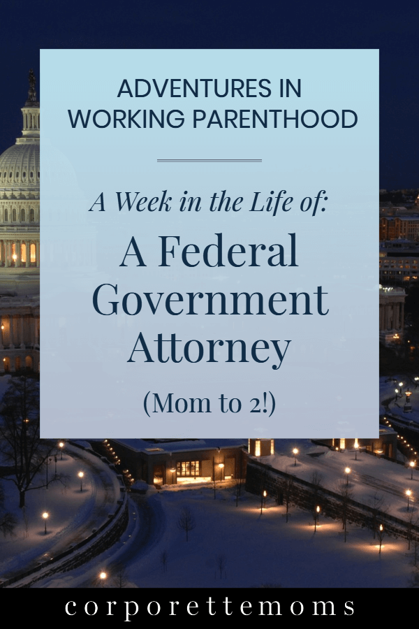 Week in the Life of a Working Mom: Federal Government Attorney in D.C.