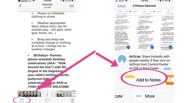 icloud note tips for working moms