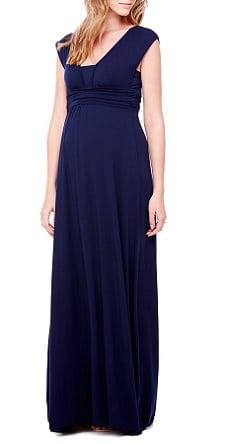 A woman wearing a Ingrid & Isabel Dresses New Ingrid & Isabel Empire Waist Maxi Dress