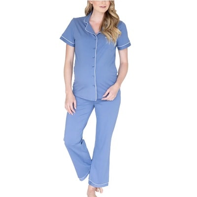 Maternity Pajamas for Hospital > Nursing Friendly Pajamas for Hospital Stay  – ANGEL MATERNITY