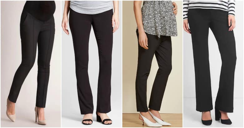 tall maternity work trousers