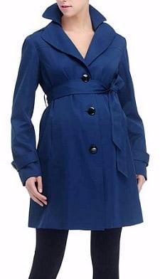 affordable maternity trench coat