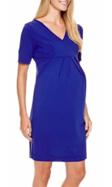 Maternity Workwear: Elbow-Sleeve Dress