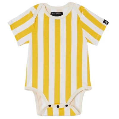 A baby's Candy Stipes Onesie