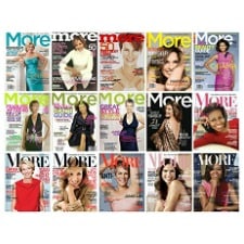 A collage of different magazines.
