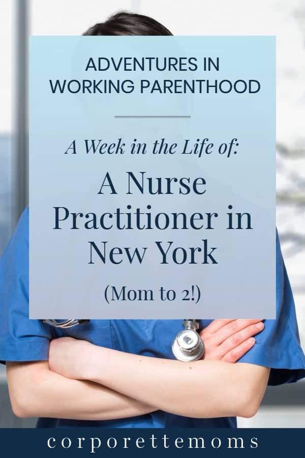 Meet this week’s featured working mom! A nurse practitioner (and mom of 2) in New York shares a week in her life, including her husband's work travel, her half-marathon training, and the search for a house cleaner.