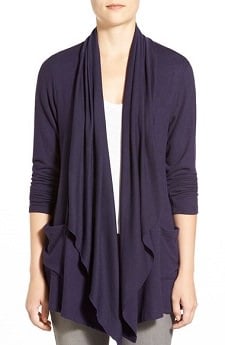 Nursing Tuesday: Two-Pocket Drape Front Cardigan - CorporetteMoms