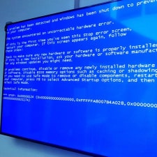 A picture of blue screen errors in Windows 10/11
