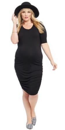 plus size maternity dress