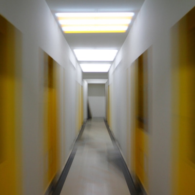 A long corridor
