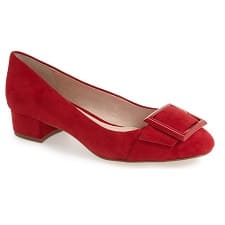 A Sole Bliss Victoria Red Suede Red Suede Heels