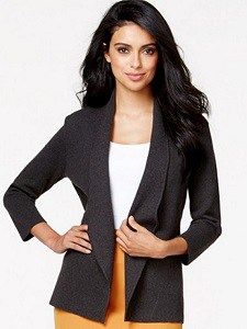 Shawl Collar Sweater: Alfani Shawl-Collar Sweater Jacket