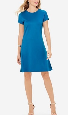 Short-Sleeve Washable Dress: The Limited Cap Sleeve A-Line Dress