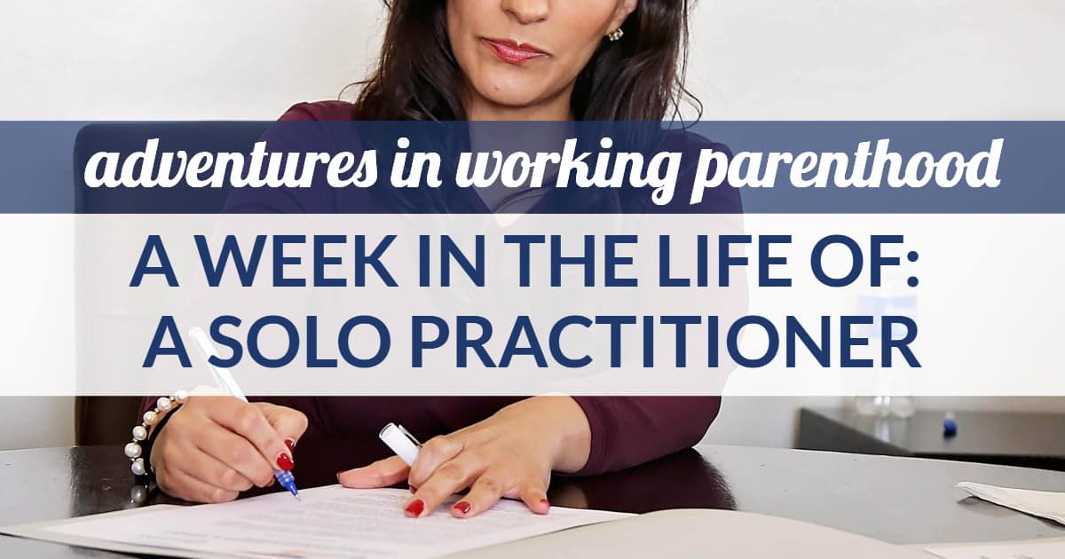 solo practitioner mom - stock image of a woman doing paperwork