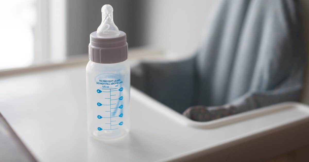 sonata breast pump review - image of a baby bottle