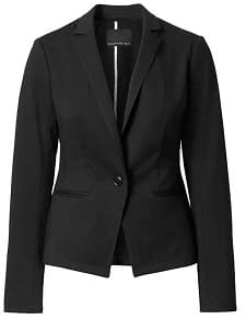 Stay Black Classic Fit Ponte Blazer