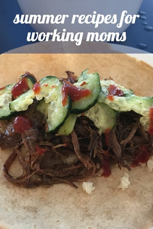 A plate of braised beef tacos