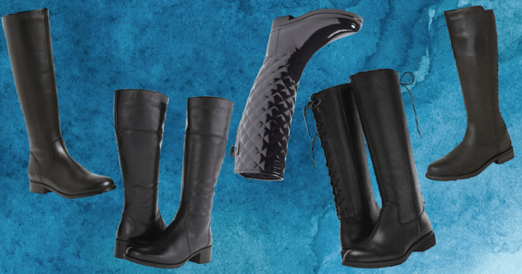 A collage of Weatherproof Knee-High Boots