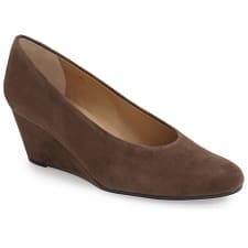 Maurices Shoes Nib Maurices 3.5" Closed Toe Wedge Tan