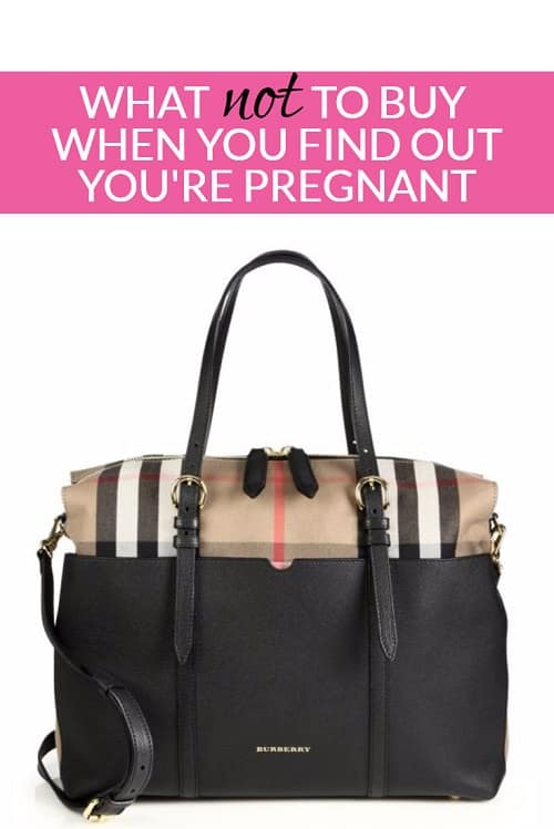 Why NOT to Buy a Fancy Diaper Bag When You Find Out You re Pregnant