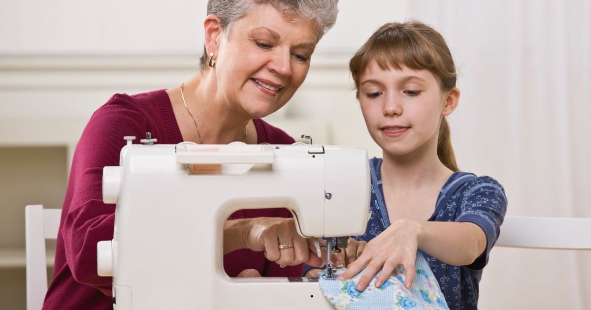 Trying A Child's Sewing Machine, Sewing For Kids