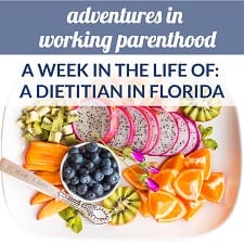 working mom dietitian assistant manager florida