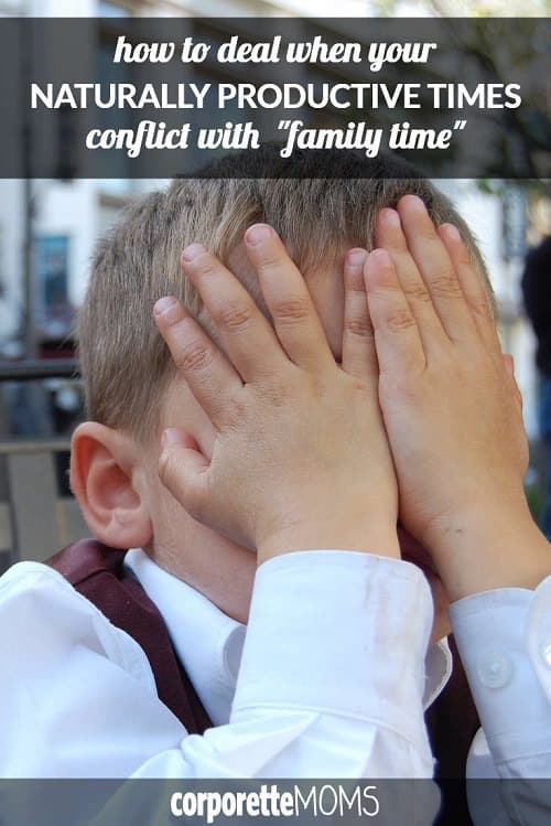 A child covering his face